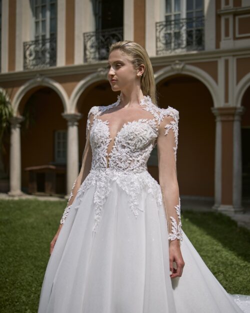 Abiti Sposa_Pizzo e Romantico_4412_VELA SPOSA