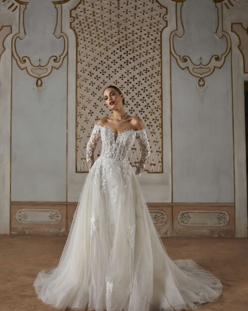 Abiti Sposa_Pizzo e Romantico_8224_DEMETRIOS