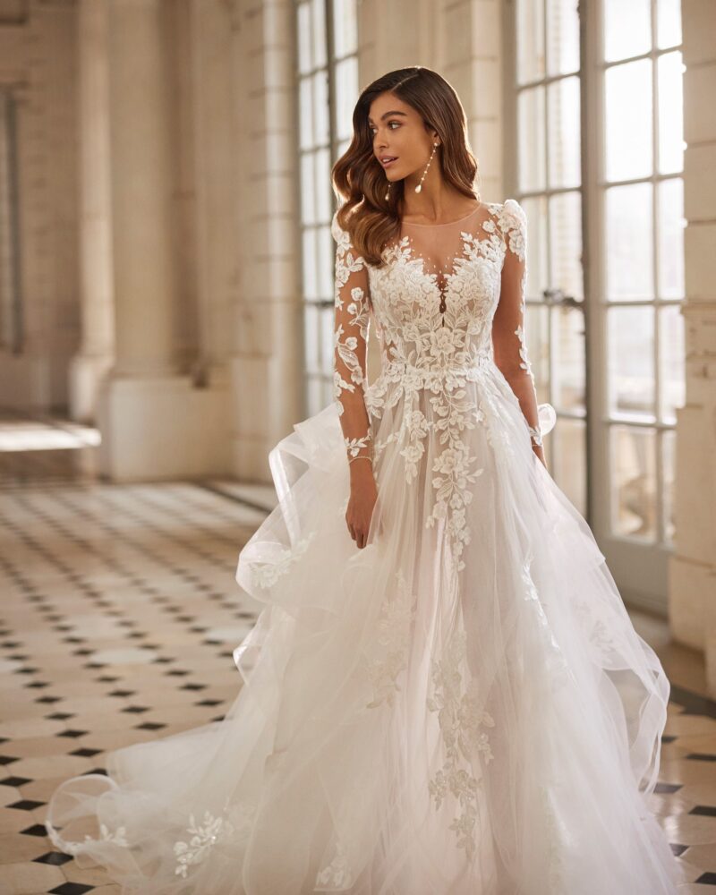 Abiti Sposa_Pizzo e Romantico_ELLERY_ROSA CLARA